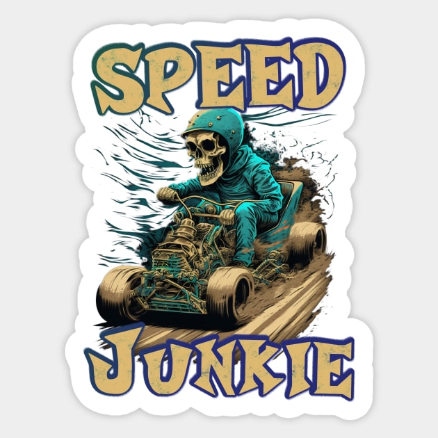 Speed Junkie Sticker by pxdg